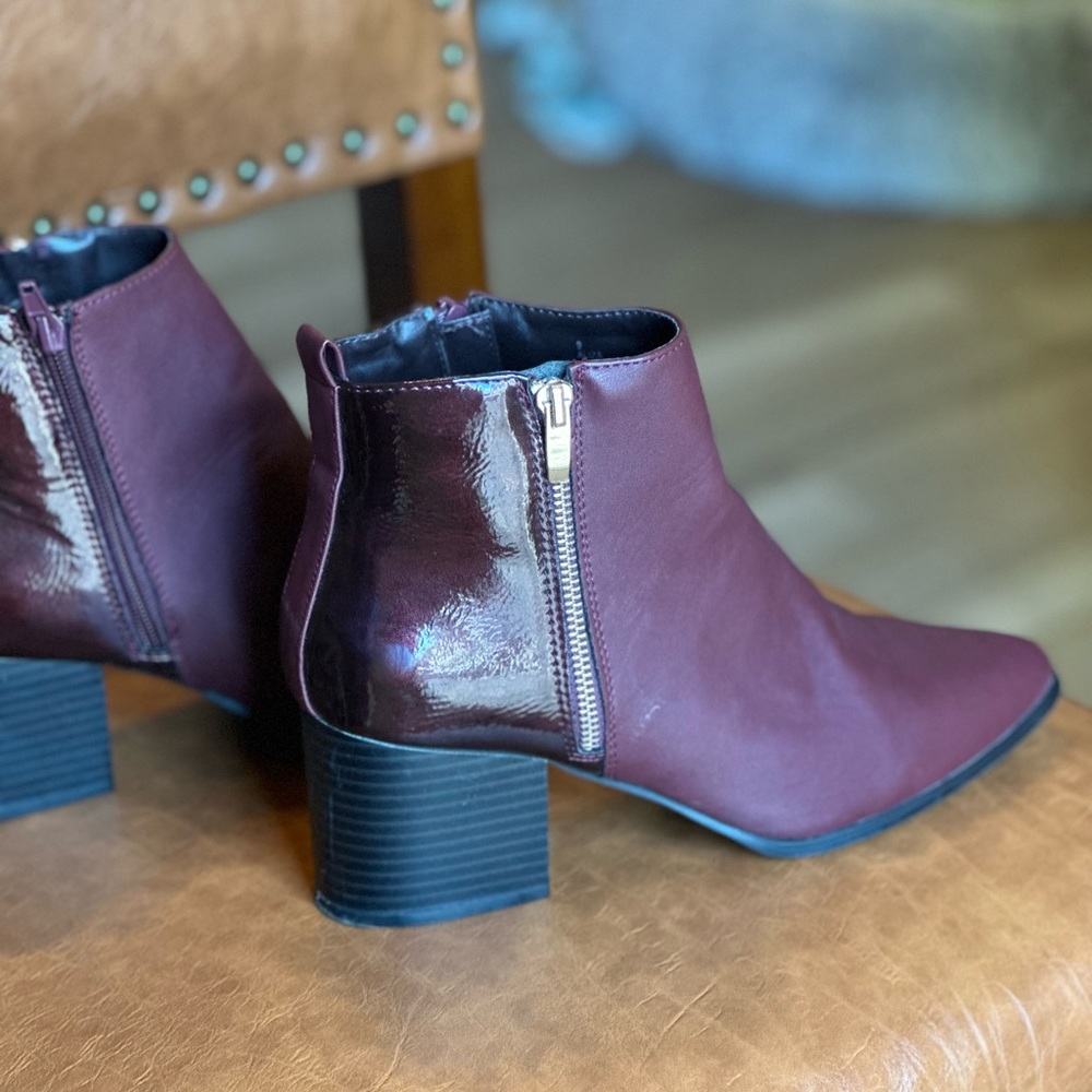 Lexi & Abbie wine booties